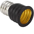 Miniatyrbild 3 av 4: E12 Till E14 Lamphållare Ljus Konverter Adapter Ljustillbehör (8st, Vit+svart)