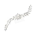 Miniatyrbillede 3 af 3: Håndlavet Krystal Hårkam Bryllupssmykker Rhinestone Indsats Kam Hårpynt Til Kvinder Brud P Silver M