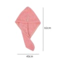 Miniatyrbillede 4 af 5: Brun 1 stk Mikrofiber Hårhåndklæde Superabsorberende Hår Tørring Håndklæde Turban til Kvinder og Piger Hurtig Magic Hår Wrap Bade Wrap Cap
