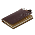 Miniatyrbillede 1 af 5: Delikat Cool Klassisk Vintage Læderbundet Tomme Sider Journal Dagbog Notesbog
