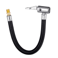 Miniatyrbilde 3 av 3: Dekk-inflator slange adapter for Twist On konvertering til Lock On tilkobling, med all-metall Lock On luftnippel og luftslange og dekkventil