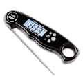 Miniatyrbilde 1 av 5: Kjøtttermometer, Matlagingstermometer med Øyeblikkelig Avlesning, Digitalt Mattermometer, Bakgrunnsbelyst LCD-skjerm, Sammenleggbar Lang Probe og Auto På/Av, Ideell for Kjøkken