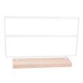 Miniatyrbilde 1 av 3: Ørepynt Stativ Ørepynt Display Stativ Soverom Display Stativ Smykke Oppbevaringsstativ Halskjede Display H White 20.5X14cm