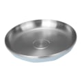 Miniatyrbillede 2 af 3: Rustfrit Stål Serveringsplade Rund Frugtfad Seafood Dish Middagsplade Til Køkken Hjem Restaurant (pink, 24cm)Blå24*24*4cm Blue 24*24*4cm