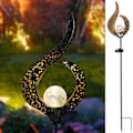 Miniatyrbillede 2 af 5: RYI)Solcellelampe med Flammedesign - Havedekoration - Udendørsbelysning