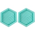 Miniatyrbillede 1 af 5: Heksagon Silikone Brik Form Resin Bakkeforme Brik Epoxyforme Til Dekorativt Resin Håndværk (2 stk)
