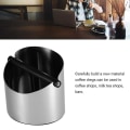 Miniatyrbillede 3 af 3: 1l Kaffekasse i Rustfrit Stål, Anti-Skrid Sikker Kaffegrundbeholder
