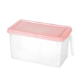 Miniatyrbilde 1 av 4: Rektangulær Skuffetype Kjøleskap Oppbevaringsboks Plast Crisper Kjøkken Matbeholder (lys Blå) Lys rosa Light pink