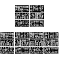Miniatyrbillede 1 af 4: 18 stk. Jule-Stemplingsplader til Neglekunst Stemplingsplader Neglekunst Stempler Skabeloner 18 stk 12x6x0,1cm 18 pcs 12x6x0.1cm