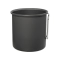 Miniatyrbillede 3 af 4: Foldbar Camping Vandkop Aluminium Legering Vandkrus Udendørs Kaffe Te Kops Til UdendørsSort8x7.3cm Black 8x7.3cm
