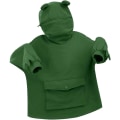 Miniatyrbillede 2 af 4: Dame Novelty Frø Hoodie Oversized Tyk Casual Løstsiddende Lynlås XX-Large Olivengrøn Olive Green XX-Large