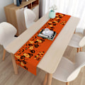 Miniatyrbild 3 av 5: 4 st Halloween Höst Säsongsbetonad Vår Höst Köksmatsal Linne Borddekoration för Inomhus Utomhus Hemfest Middag 13x72 Tum