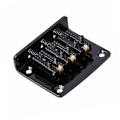 Miniatyrbilde 3 av 4: 3-strengers gitar Hard-tail Tailpiece Bridge Kompatibel med Cigar Box, Elektrisk Gitardeler Gitarutskifting