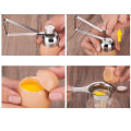 Miniatyrbilde 3 av 5: Eggeåpner Rustfritt Stål Eggeåpner 304 Rustfritt Stål Målekule Eggeskallkutter Kjøkkenredskaper