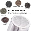 Miniatyrbilde 4 av 4: Teisil, Løsblad Te Brygger, Ultra-fint Mesh Løsblad Te Enhet Foldbar Håndtak Design, Med Lopp 2