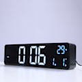 Miniatyrbild 3 av 5: RYI)Svart Digital Väckarklocka, Väggklocka Morgonväckarklocka LED Di