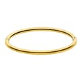Guldbanglearmbånd til kvinder, vandtæt rustfrit stål, anløbsfrit klassisk minimalistisk smykke, gave til hende, guldfarve 62 mm