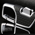 Miniatyrbillede 4 af 5: RYI) Sort bilnøglevedhæng med 2 metalringe, sort