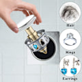 Miniatyrbild 4 av 5: 4-pack Avloppsplugg för handfat, Pop-up, Universal, Rostfritt Stål, Trycktyp, Högkvalitativ, Köks- och Badrumsavlopp