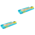 Miniatyrbilde 3 av 3: 3 stk Mini Bowlingkuler Bord Bowlingspill Finger Katapult Bowling Bordspill Sport Utdannende Leke 2pcs