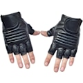 Miniatyrbillede 5 af 5: Udendørs Militære Taktiske Handsker Halv Tassel Combat Anti-Slip Jæger Handsker Mænds Sports Trænings Handsker PU Læder 1 Par