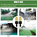 Miniatyrbillede 2 af 5: RYO_Messing Spraydyse 20 stk Justerbar Messing Vandingssprøjte Dyse Vandingshoved Sprinklere Forstøvere til Havevanding Irrigation