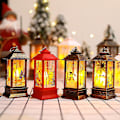 Miniatyrbillede 4 af 4: Julepynt Lys Vintage Julelys Med LED Julemand Elg Snemand Julemand Santa Claus