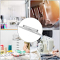 Miniatyrbillede 5 af 5: Parallel Lineal Multipurpose Lineal Balanceskala Metrisk Parallel Tegning Rullelineal (1 stk., Hvid)
