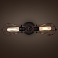 Miniatyrbilde 3 av 4: Retro vegglampe, industriell hjemmedekorasjonsbelysning, vegglampe (uten pære)
