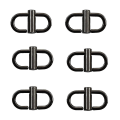 Miniatyrbillede 2 af 5: 6 stk Justerbare Metalspænder til Kæde Taske, Kædeled Tiny Clip til at Forkorte Længden af Metal Kæde Sort black