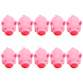Miniatyrbillede 2 af 3: 10 stk Badelegetøj Babylegetøj Gris Legetøj Badekar Legetøj Børn Badevand Legetøj Sprøjte Gris Legetøj Pink Pink
