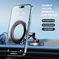 Pikkukuva 3 / 5: Kääntyvä Magic Ring magneettinen puhelinpidike kojelautaan auton tuuletusaukkoon navigointi GPS 360 asteen pyörivä autopidike_xrzi black