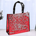 Miniatyrbillede 4 af 4: 9 Styk Ikke-Vævede Tasker Genanvendelige Kompatible Med Tote Bag (32 * 12 * 40 cm)