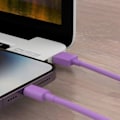 Miniatyrbilde 2 av 4: iPhone Lader Hurtiglading Lightning Kabel iPhone Ladekabel for iPhone 14/13/12/11 Pro Max/XS MAX/XR/XS iPad AirPods (Grønn og Rosa og Blå)_RY