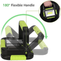 Miniatyrbilde 5 av 5: 10w 1000lm Bærbar LED-Flomlys, Oppladbar LED-Flomlys, 3 Lysstyrkemoduser, Heavy Duty For Camping, DIY, Byggeplass Osv, Kald Hvit