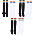 Miniatyrbillede 2 af 2: 6 Par Varme Lange Strømper Brugbare Høje Lårstrømper Behagelige Åndbare Strømper 6 par 67X10X1CM 6 pairs 67X10X1CM