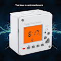 Miniatyrbillede 5 af 5: Elektronisk Timer Digital Timer Programmerbar Intelligent Kontrolkontakt Baggrundsbelyst Timer Til Husholdningsapparater Gadelys (220v Ac)