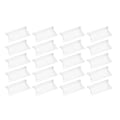 Miniatyrbillede 1 af 3: 20 stk. Pudeformet Slikæsker Transparent Plastik Slikæsker Bryllup Slik Indpakningsæsker Transparent Transparent 14X7X2.5CM