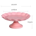 Miniatyrbillede 2 af 4: Romantisk Pink Kagebakke Bryllupsrekvisitter Jern Kage Stativ Snack Bakke B