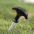 Miniatyrbilde 4 av 5: 4 stk. Rustfrie Teltplugger, Teltplugger med Skrue, Telt- og Markiseplugger for Hardt Underlag, For Telt For Hage, Camping, Utendørs Campingplass
