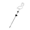 Miniatyrbilde 3 av 3: Solcellelampe Utendørs Flamingo Hage Ornament Solcelle Jordlys Spotlys Utendørs Solcelle Feelykter White 74X13CM