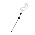 Miniatyrbillede 3 af 3: Solcellelampe Udendørs Flamingo Græsplæne Ornament Solcelle Jordlamper Spotlys Udendørs Solcelle Feelygter White 74X13CM
