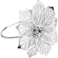 Miniatyrbillede 2 af 5: 12 stk. 3D Blomster Metal Servietring Holder Middag Bryllup Håndklæde Ringe