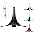 Miniatyrbillede 3 af 5: Trompet Holder Tripod Stativ Foldbart Aftageligt Metalben Til Messinginstrumenter