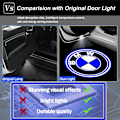 Miniatyrbild 4 av 5: RYI.LED-projektor för bildörr, 4-pack 3D Ghost Lights Uppgradering welc