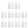 Miniatyrbilde 1 av 3: 20 stk Dispenserbeholdere Pigmentlagringflasker Øyedråpeflasker Klemlimbandflasker Plast Sp Transparent Color 14X5cm