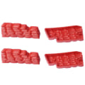 Miniatyrbillede 2 af 2: 50 stk. Plastik Sandsekk Model Sandsekk Legetøj Sandsekk Model Plastik Militær Legetøj Rød 6,4X3 cm Red 6.4X3 cm