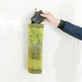 Miniatyrbilde 3 av 5: Søppelposeholder for kjøkken, sammenleggbar nett-hengende arrangør, søppelposeoppbevaring, 3 stk (gul + svart + grå)