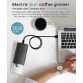 Miniatyrbillede 3 af 4: Bærbar Kaffe Kværn - Lille Elektrisk Kaffe Bønne Kværn - Genopladelig Espresso Kværn Med Mu