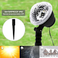 Miniatyrbild 3 av 4: Utomhus Julbelysningsprojektor Jul Snöflingeprojektor LED-lampor Vattentät Projektor Scendekoration